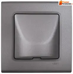 Viko Linnera Life Granit Grisi Kablo Çıkış Kapak Mekanizma (Çerçeve Hariç) 90442077